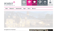 Desktop Screenshot of hotelreuter.de